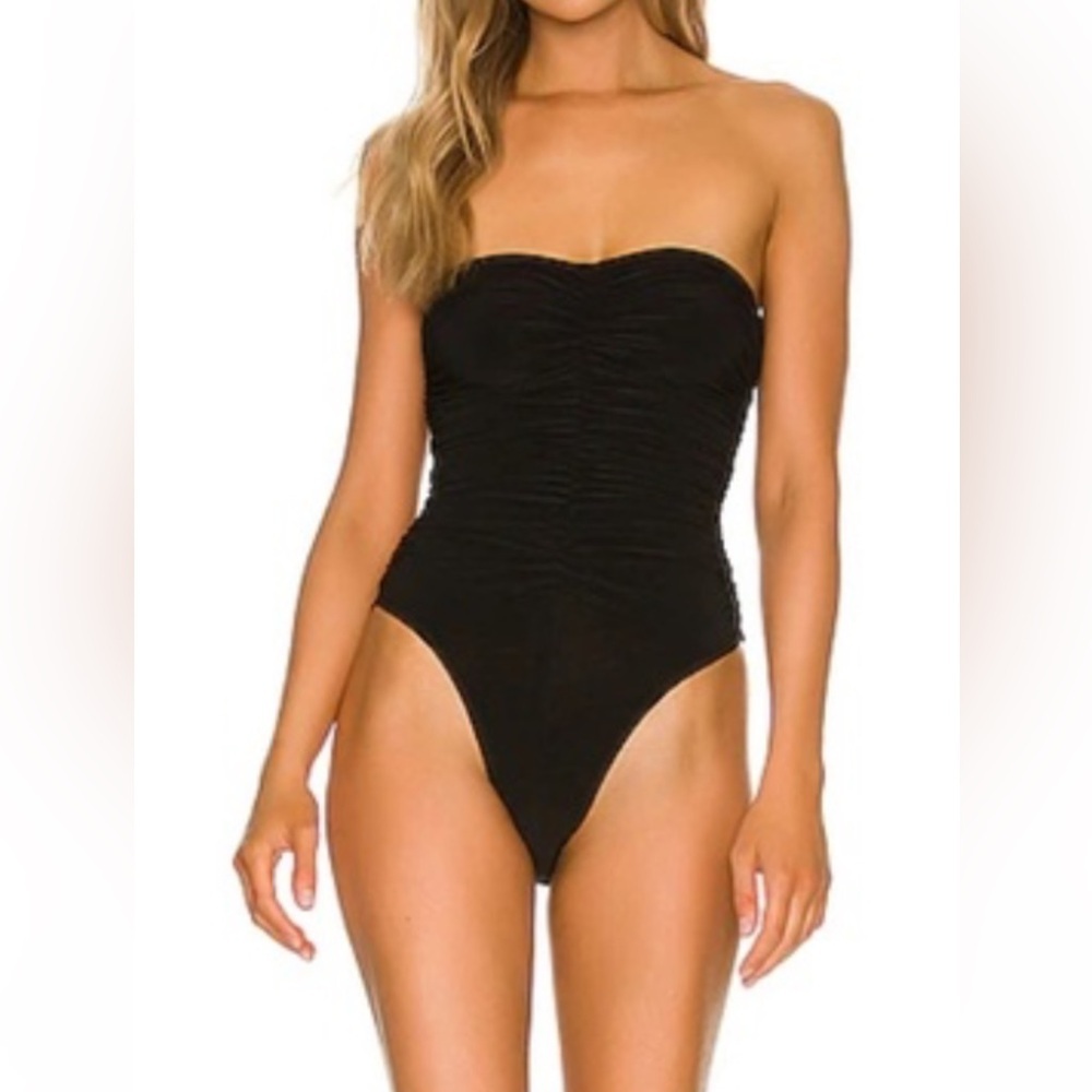 Norma Kamali Marissa Swim Slinky Black Swimsuit